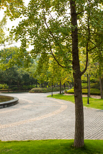 公园林荫步道景观