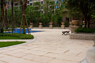 小区优美休闲庭院景观