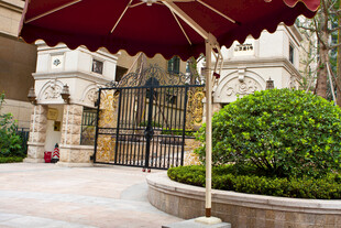 豪华庭院铁艺大门景观