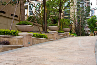 小区精致景观步道