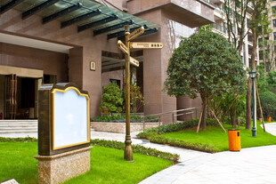 小区入口景观