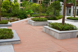 现代小区景观步道