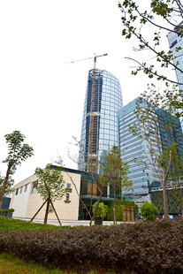 城市现代建筑景观一角