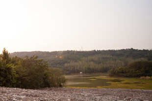 黄昏下的郊野风光