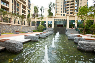 小区内精致水景景观