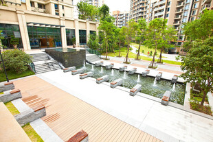 现代小区景观休闲区域