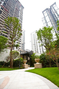 都市花园式高端住宅景观