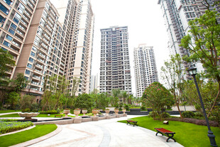现代都市小区景观