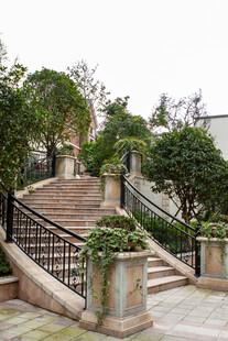 优雅石阶花园景观