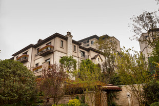 中式风格别墅建筑景观