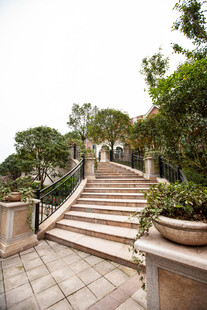 优雅庭院石阶景观