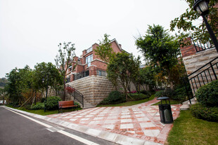 欧式风格小区景观道路