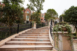 优雅户外石阶景观