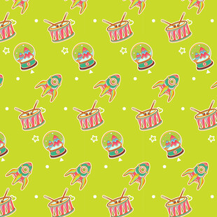 可爱元素图案背景