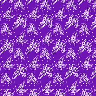 机器人图案背景