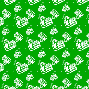 购物相关图案背景