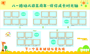 幼儿教室墙面布置装饰图