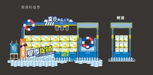 超市商品陈列展示场景