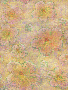 梦幻花卉纹理背景图案