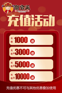 充值活动优惠展示