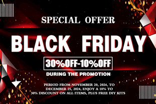 黑色星期五促销优惠海报