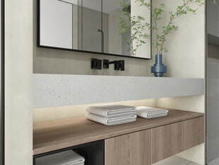 现代简约风格浴室洗手台