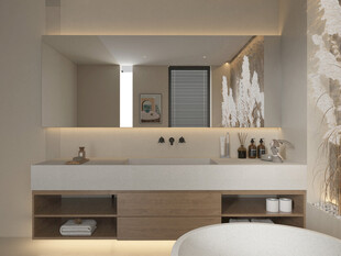 现代简约风格豪华浴室空间