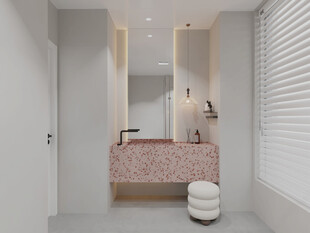 现代简约风格洗手间设计