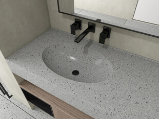 现代简约风格洗手台设计