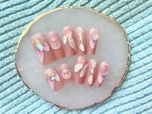 精致美甲贴片展示