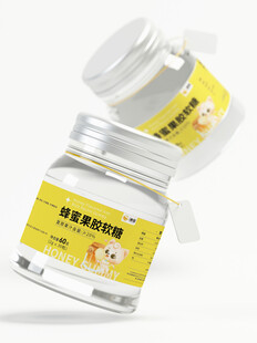 糖果药品玻璃透明罐子