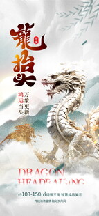 龙抬头海报设计模板