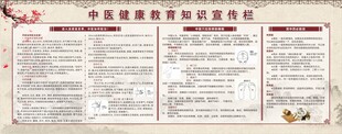 中医健康教育宣传栏