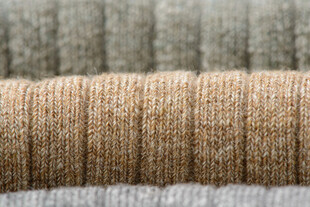 棕色纹理织物特写