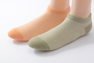 浅色系短袜展示