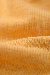 黄色针织布料纹理特写