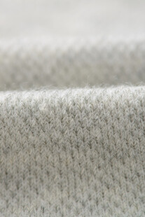 浅灰色针织布料纹理特写