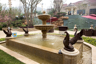 欧式喷泉景观 尽显优雅