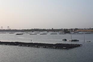 海滨风光 近海养殖景象