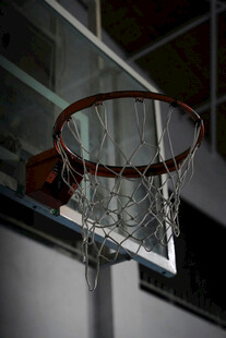 篮球框特写