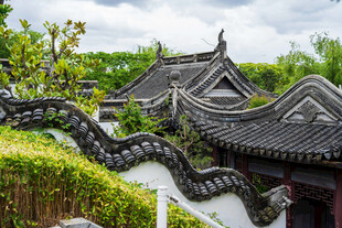 中式古建筑屋顶景观