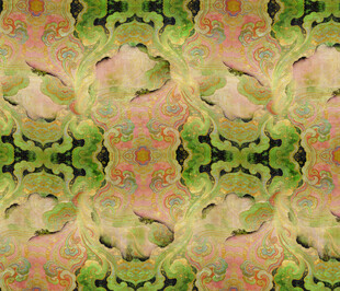 抽象多彩对称花纹图案