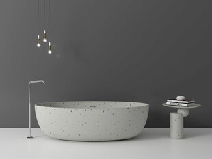 简约风独立式浴缸设计