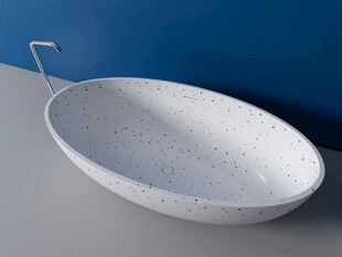 现代简约风格椭圆形洗手盆