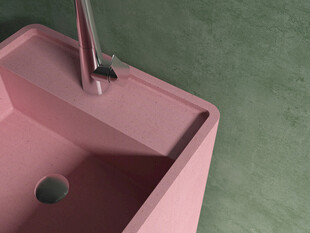 粉色洗手盆设计展示