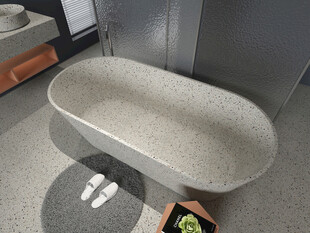 现代简约风格独立式浴缸