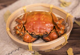 竹笼里的大闸蟹