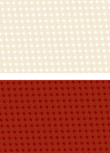 红白波点布料纹理展示
