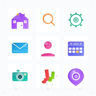 多彩实用图标集合