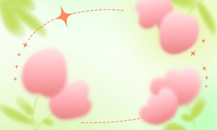 梦幻粉色云朵背景图
